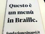 Vico Equense: consegna del primo menù braille per il progetto “Tutti a tavola”