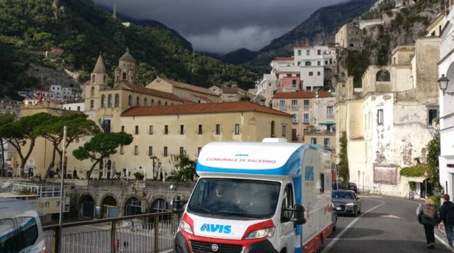 Amalfi, sabato 5 giugno dono del sangue in piazza Municipio