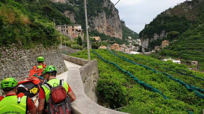 escursionista salvata dal CNSAS valle delle ferriere