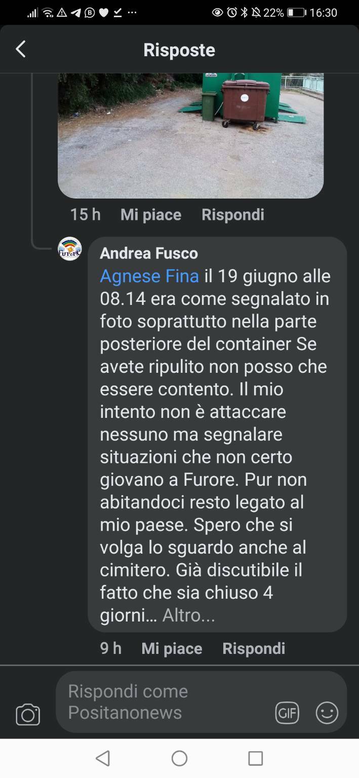 Furore protesta pulizia Pandrea Fusco 