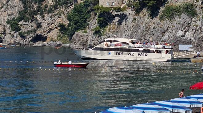 Positano: ripartono le vie del mare, il primo traghetto da Salerno ed Amalfi
