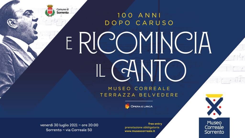 Il Museo Correale omaggia Caruso sulla terrazza Belvedere e inaugura il restauro della statua di Cerere