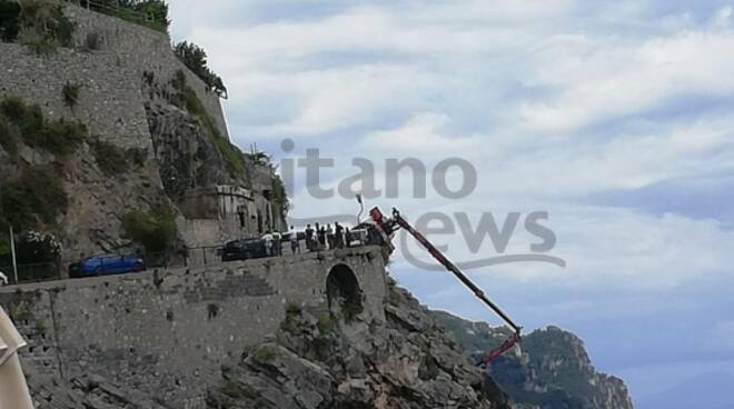 incidente drammatico Via Torricella fra Minori e Maiori 