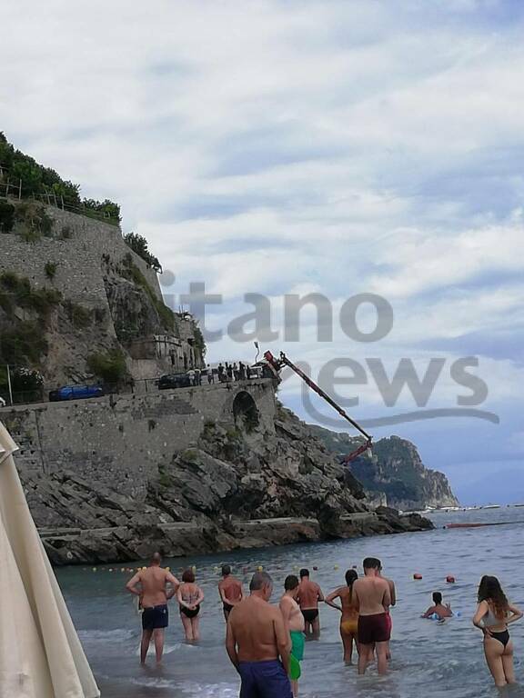 incidente drammatico Via Torricella fra Minori e Maiori 