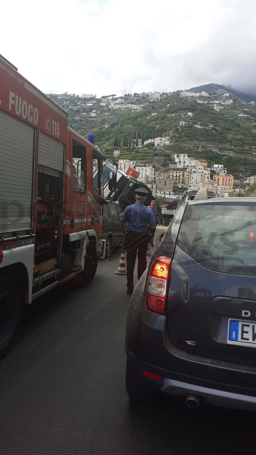 incidente drammatico Via Torricella fra Minori e Maiori 