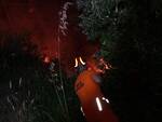 Maiori, incendio in località Scalese: fiamme spente durante la notte