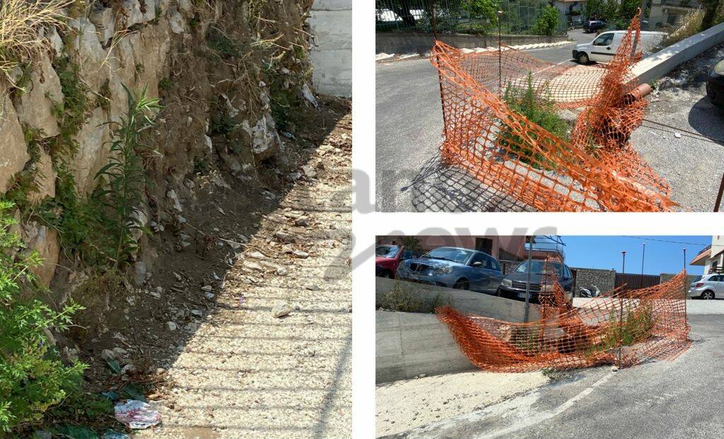 vico equense strade dissestate e cantieri