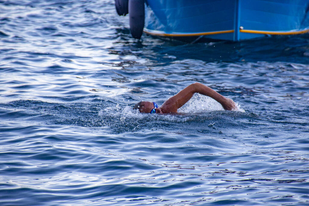 Salvatore Cimmino giro d'Italia a Nuoto