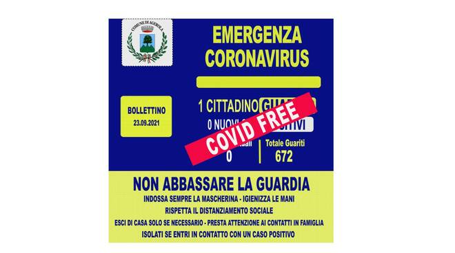 Agerola è finalmente covid free, guarito l'ultimo cittadino positivo