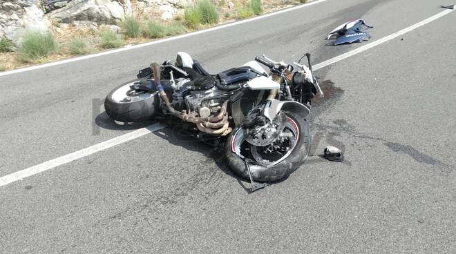 Incidente Moto SS163 Piano di Sorrento verso Positano 