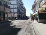 Maiori: lavori in corso sull'asfalto di via Nuova Chiunzi