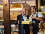 Massa Lubrense: lo Chef Antonino Morvillo festeggia i suoi ottant'anni al Ristorante Lo Stuzzichino di Sant'Agata