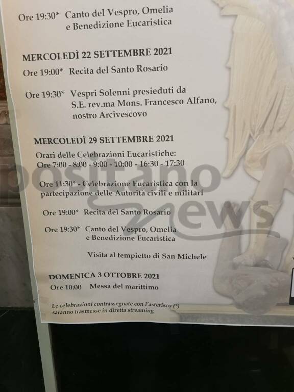 Piano di Sorrento festeggia San Michele: ecco tutte le celebrazioni di oggi