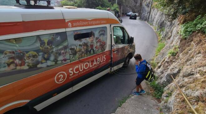 Primo giorno di scuola a Positano e Praiano