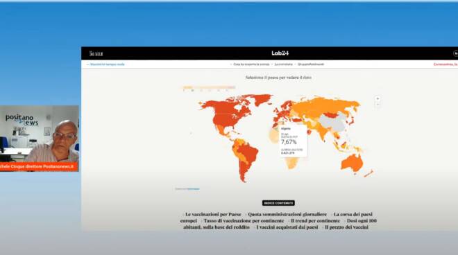 Vaccini nel mondo speciale Positanonews