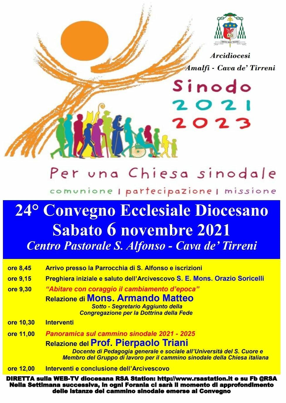 Arcidiocesi Amalfi – Cava de’ Tirreni, Convegno Ecclesiale Diocesano 