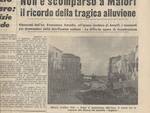 Sigismondo Nastri e la testimonianza di Francesco Amodio sull'alluvione di Maiori del 1954