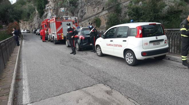 Carabinieri al Fiordo di Furore 