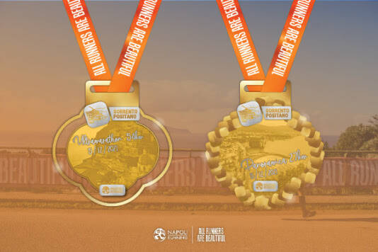 Ecco le medaglie di Sorrento Positano Panoramica e Ultramarathon