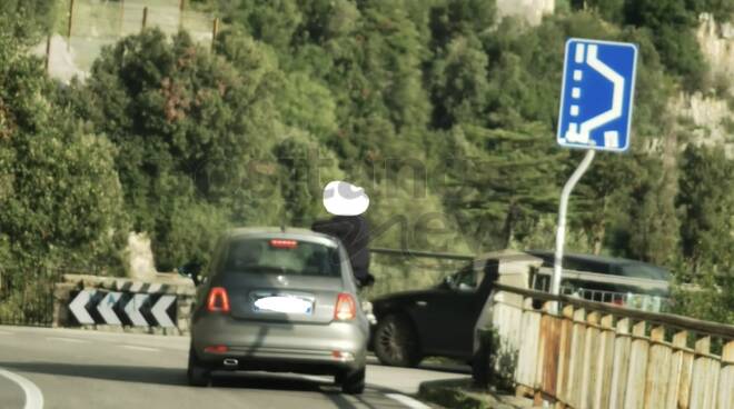 Guida pericolosa positano