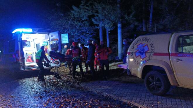 Intervento del Soccorso Alpino e Speleologico della Campania sul Monte Taburno