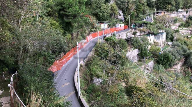 Positano: da lunedì probabile sgombero del cantiere in zona Acquolella