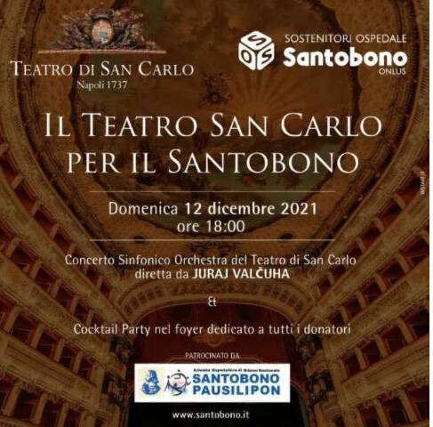 Al Teatro San Carlo di Napoli iniziativa benefica per l’ospedale Santobono. La Pasticceria Pansa di Amalfi tra i partecipanti