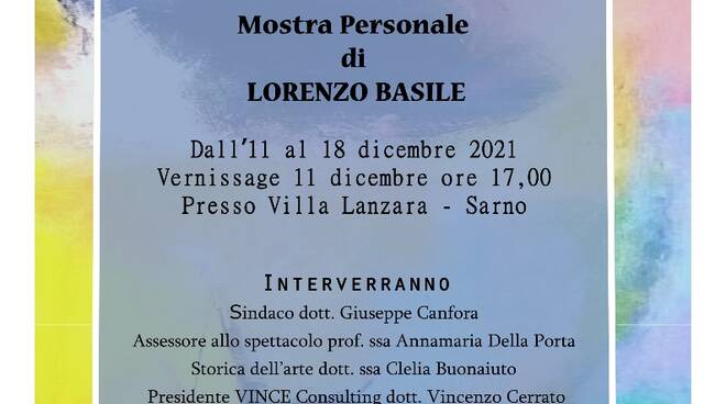 Esuberanze cromatiche- Personale di pittura di Lorenzo Basile