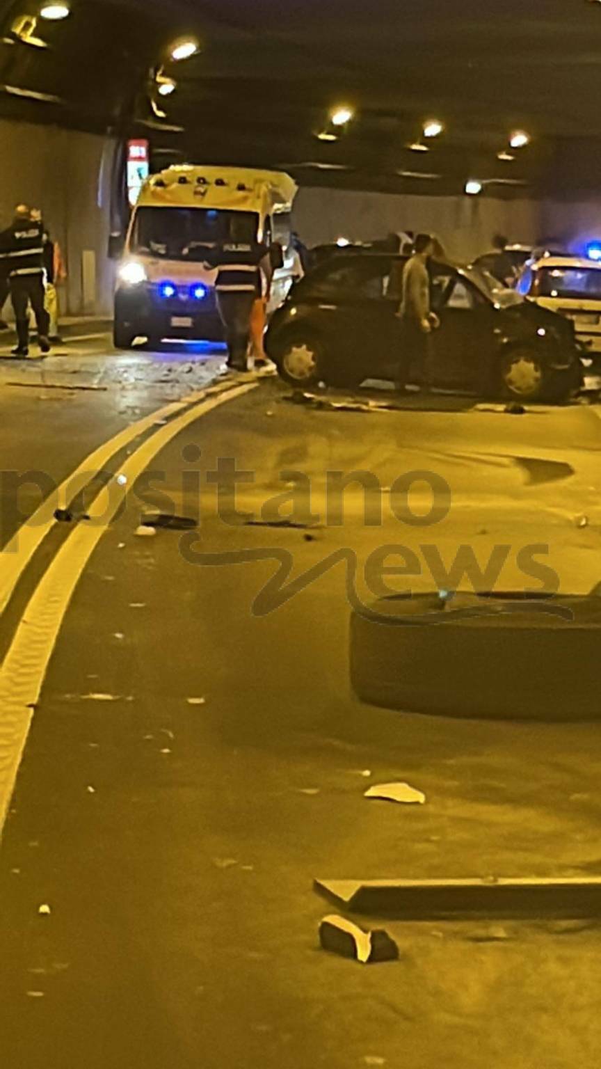 Gravissimo incidente nella galleria di Pozzano