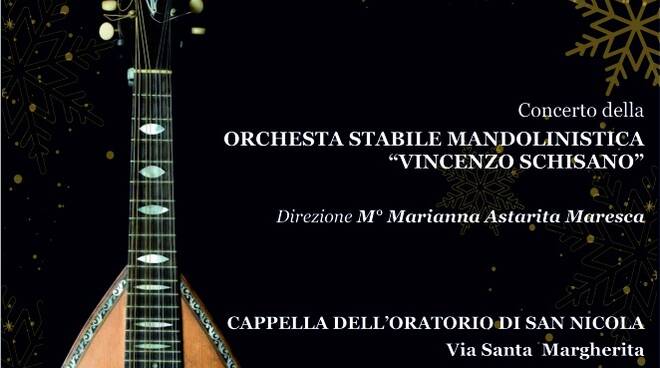 Piano di Sorrento, il 3 gennaio l’Orchestra stabile mandolinistica “Vincenzo Schisano” in “Mandolini sotto l’albero”