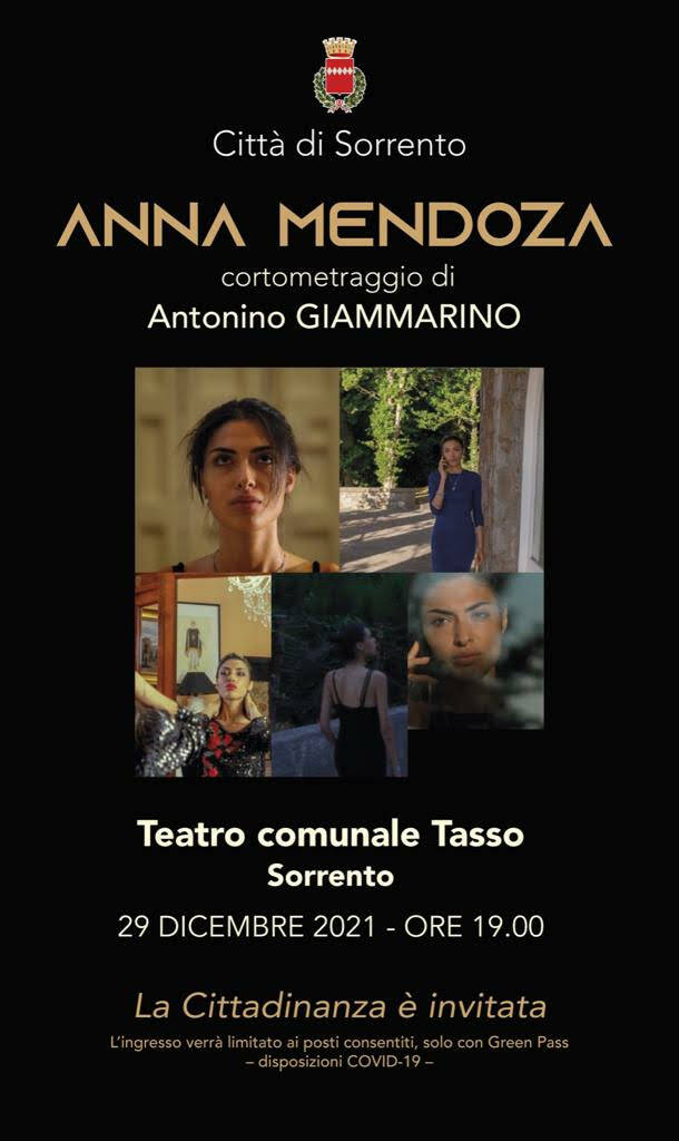 Sorrento: in arrivo il cortometraggio "Anna Mendoza"
