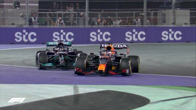 Verstappen Hamilton jeddah 2021