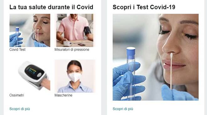 Amazon apre la sezione dedicata al Covid: in vendita mascherine e tamponi