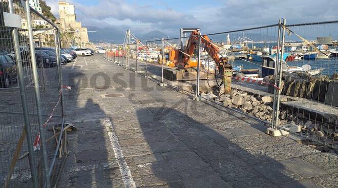 Cetara: iniziati i lavori al porto turistico, istituito il divieto di circolazione, fermata e sosta di tutti i veicoli