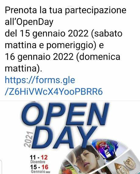 open day al grandi di sorrento