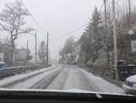 Neve in Costiera amalfitana, difficoltà di transito sul Valico di Chiunzi