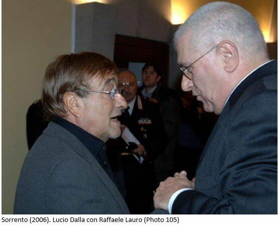 Sorrento: anniversario della scomparsa di Lucio Dalla, intervista dell&amp;#39;Ass.  &amp;quot;Nemesi&amp;quot; allo scrittore Raffaele Lauro - Positanonews