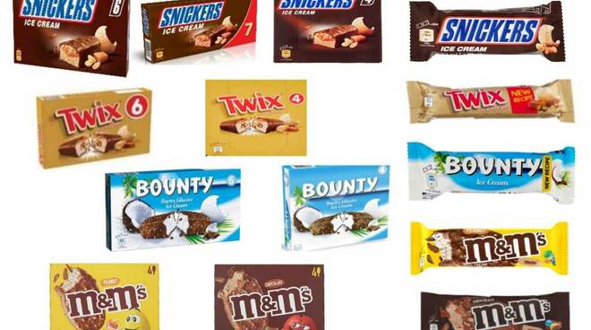 Francia, maxi-richiamo per i prodotti Mars: ancora ossido di etilene nei gelati, dal Twix, M&M's al Bounty. Lo segnala il portale del governo francese