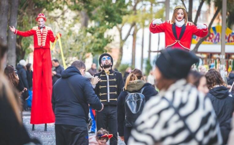 Prima giornata del Carnevale sorrentina