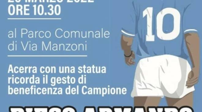 Una statua per Maradona 