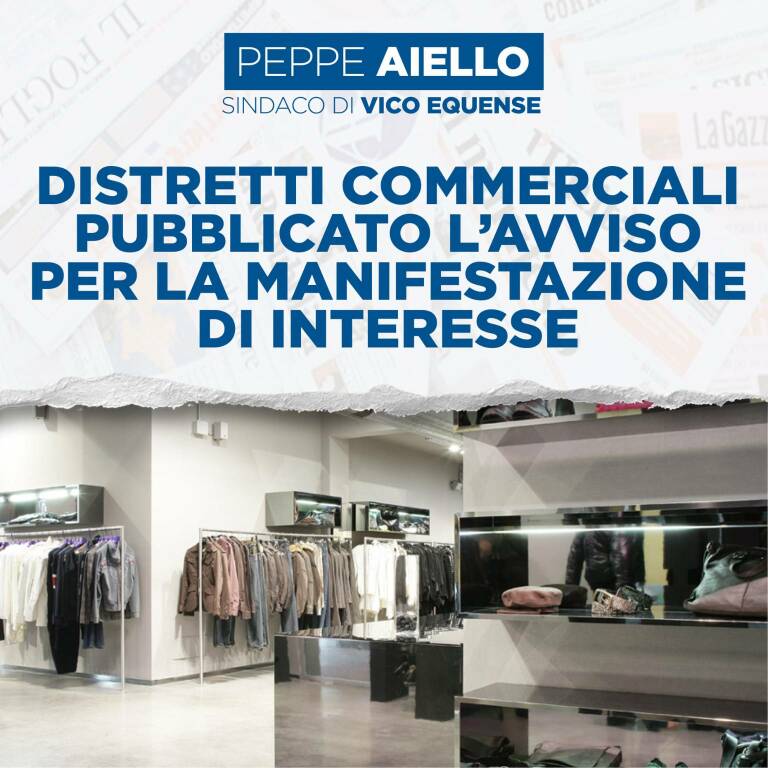 Vico Equense, i distretti commerciali per potenziare l’economia locale e l’imprenditoria