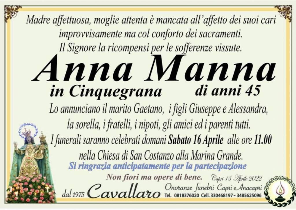 anna manna capri