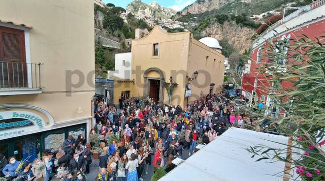 Benedizione Palme 2022 a Positano foto Giuseppe Di Martino 