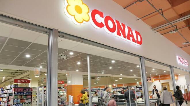 Conad un punto vendita foto d'archivio