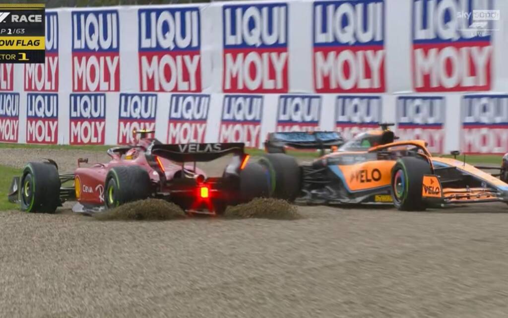 imola 2022 incidente sainz