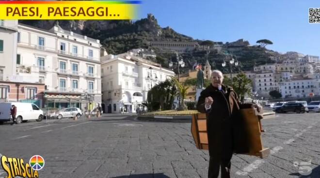 La carta di Amalfi protagonista della rubrica “Paesi e Paesaggi” di Striscia la Notizia