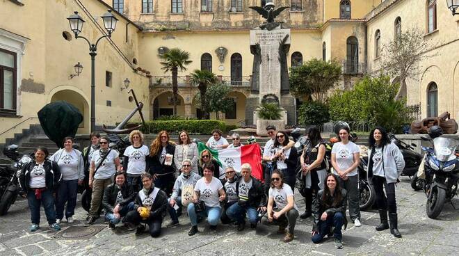 Le bikers di Wima ad Amalfi per dire basta alla violenza sulle donne