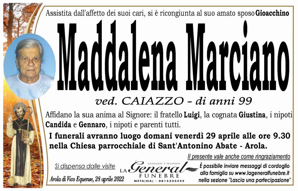 Maddalena marciano Vico Equense