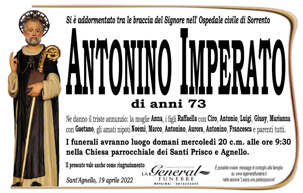 Sant'Agnello Antonino Imperato
