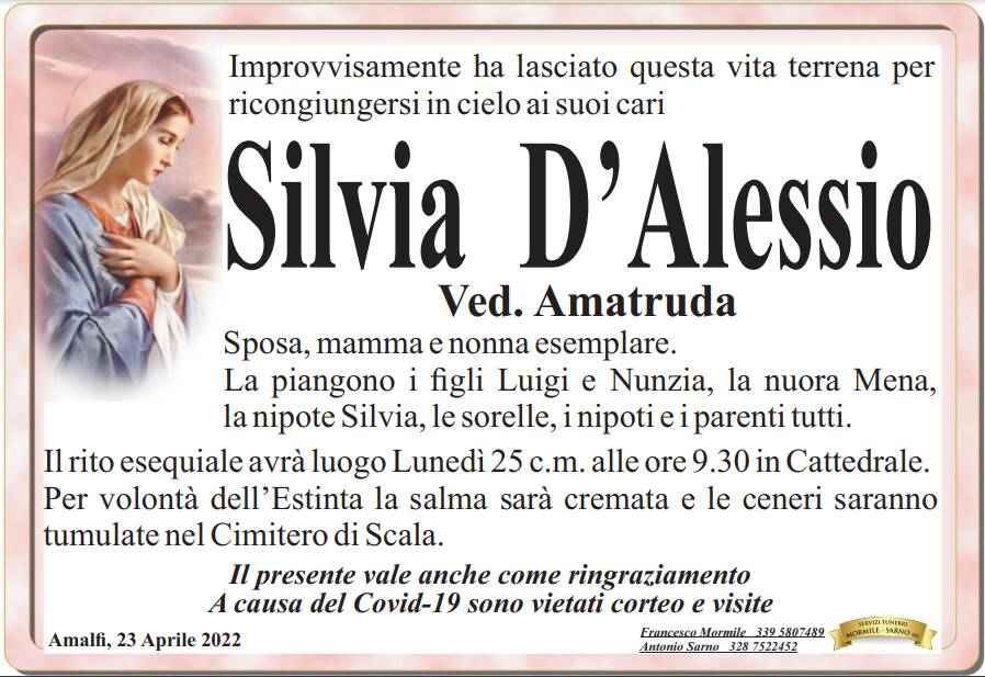 silvia d'alessio amalfi